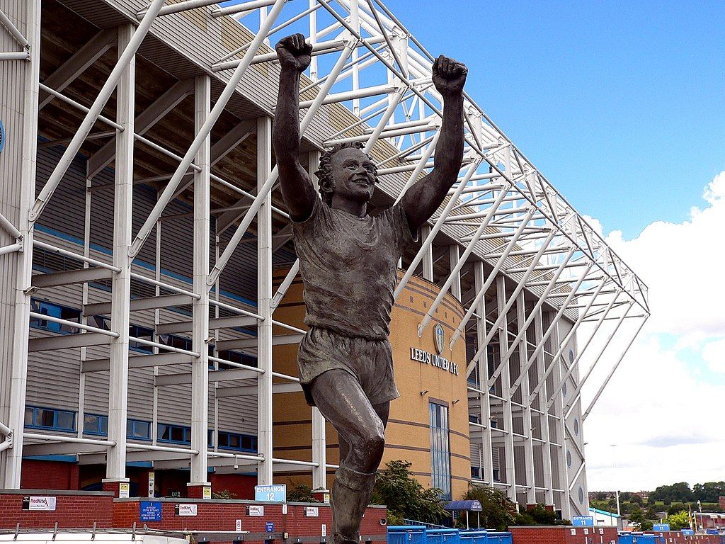 Statue de Billy Bremner, Leeds United, stade Elland Road