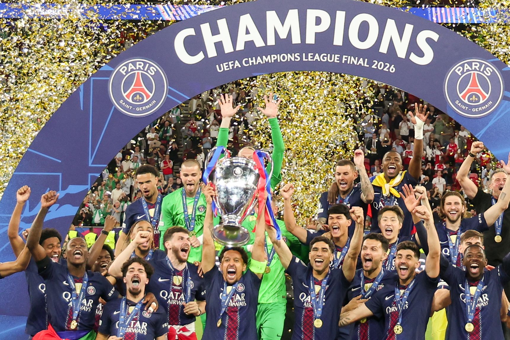 PSG champion d'Europe 2026